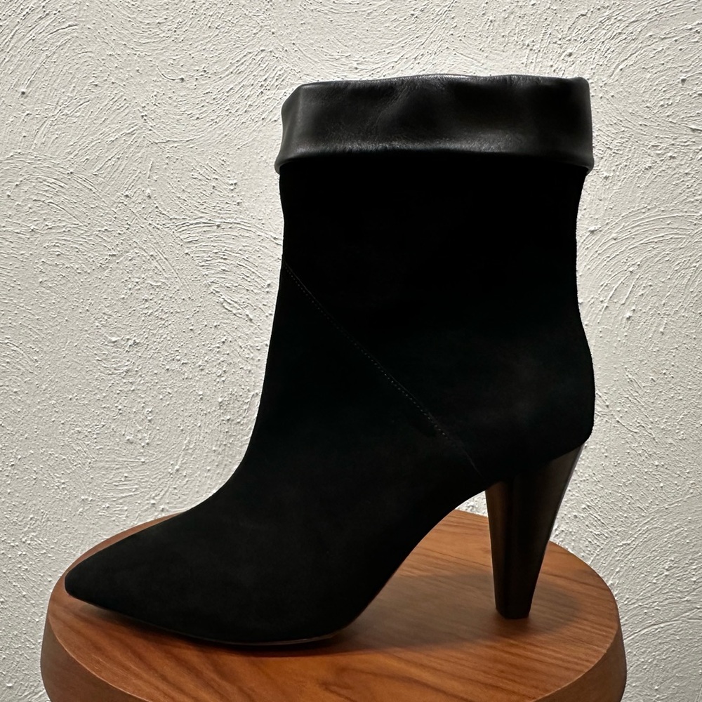 Ba&sh Suede & Leather Ankle Boots